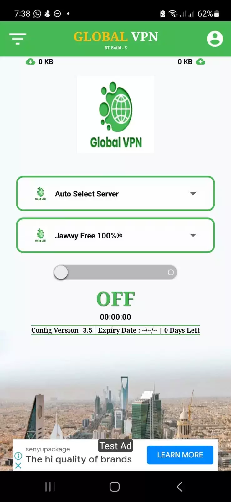 Global VPN Captura de tela 2