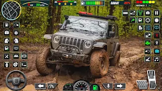 Offroad Mud Jeep Simulator 3d Capture d'écran 0