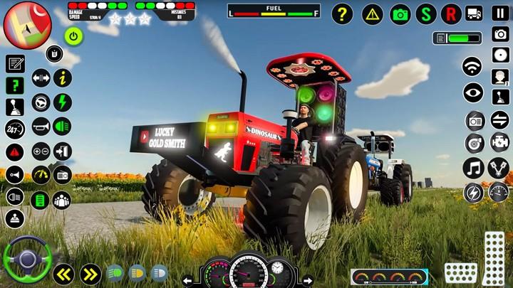 Real Farm Indian Tractor Game 스크린샷 0