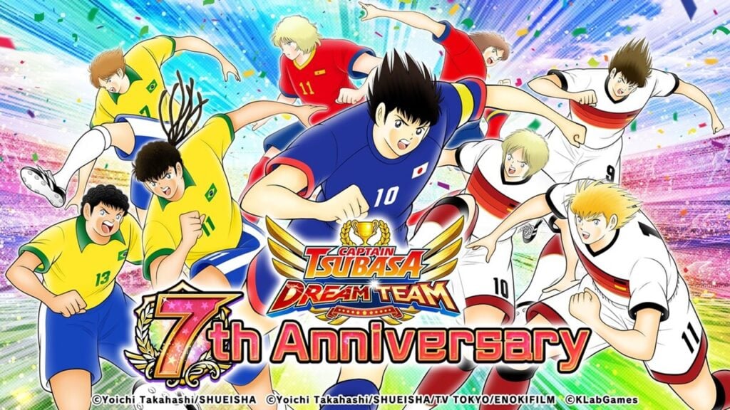 Capitão Tsubasa: Comemorações do 7º aniversário da equipe dos sonhos começam hoje!