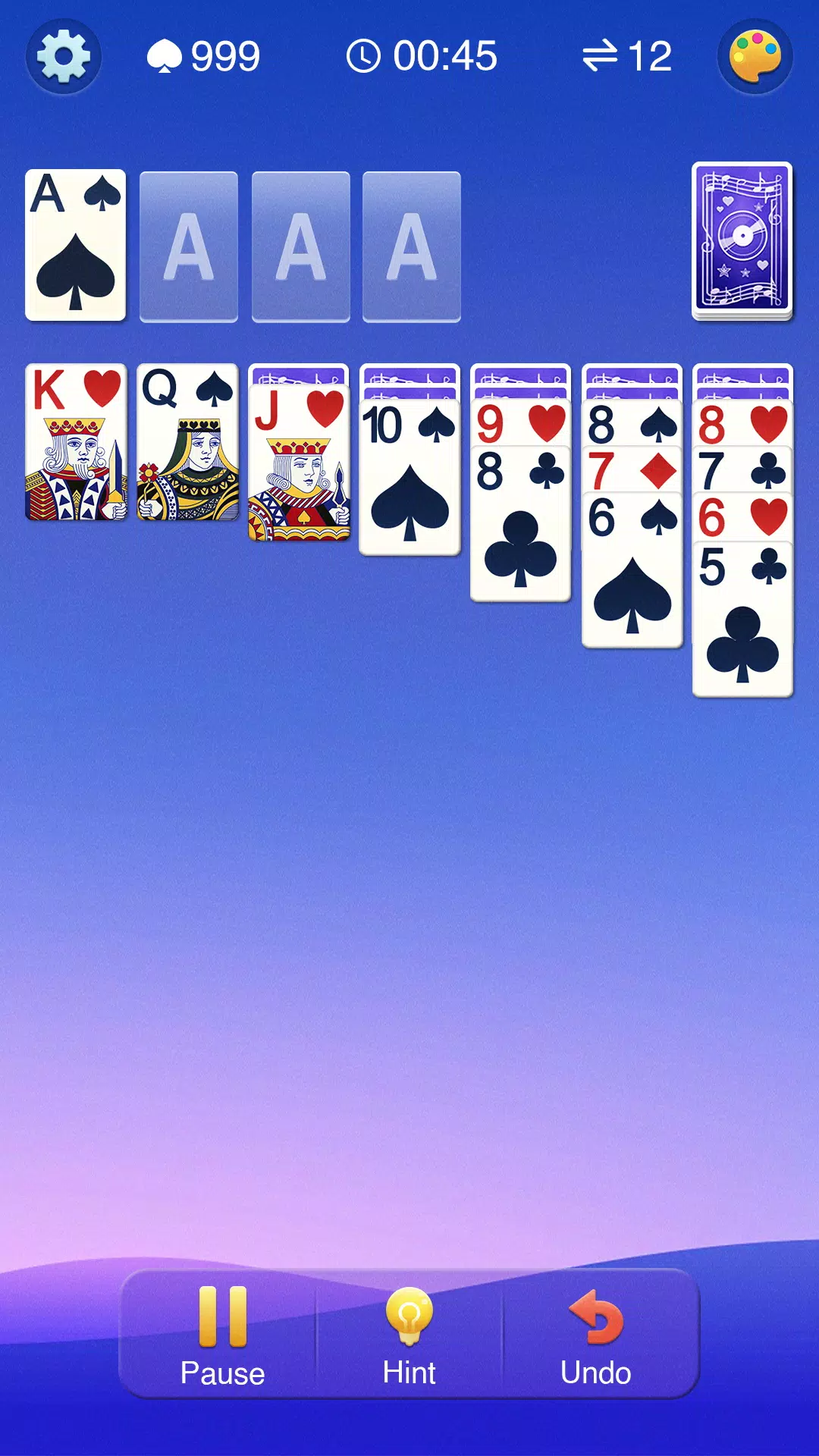 Solitaire Card Game Screenshot 1