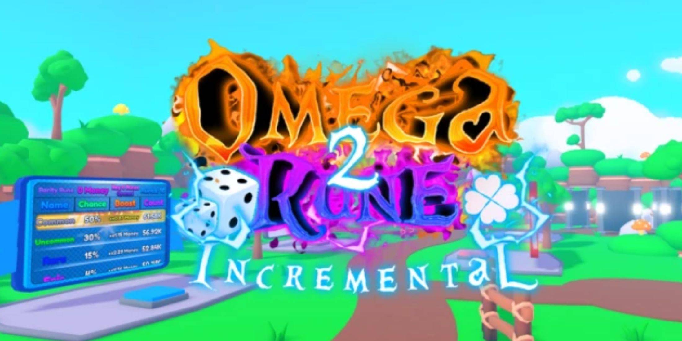 Roblox Giảm 2 mã Omega Rune tăng dần