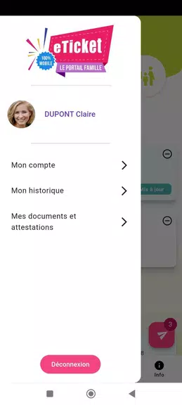 eTicket Famille Captura de pantalla 1