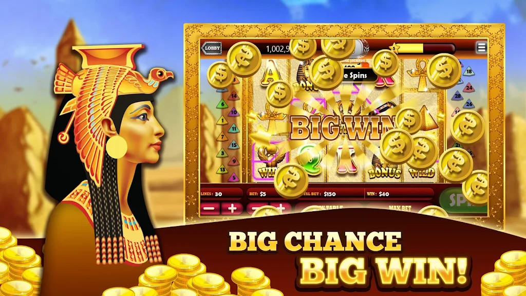 Royal Egypt Pharaoh's Slots ဖန်သားပြင်ဓာတ်ပုံ 1