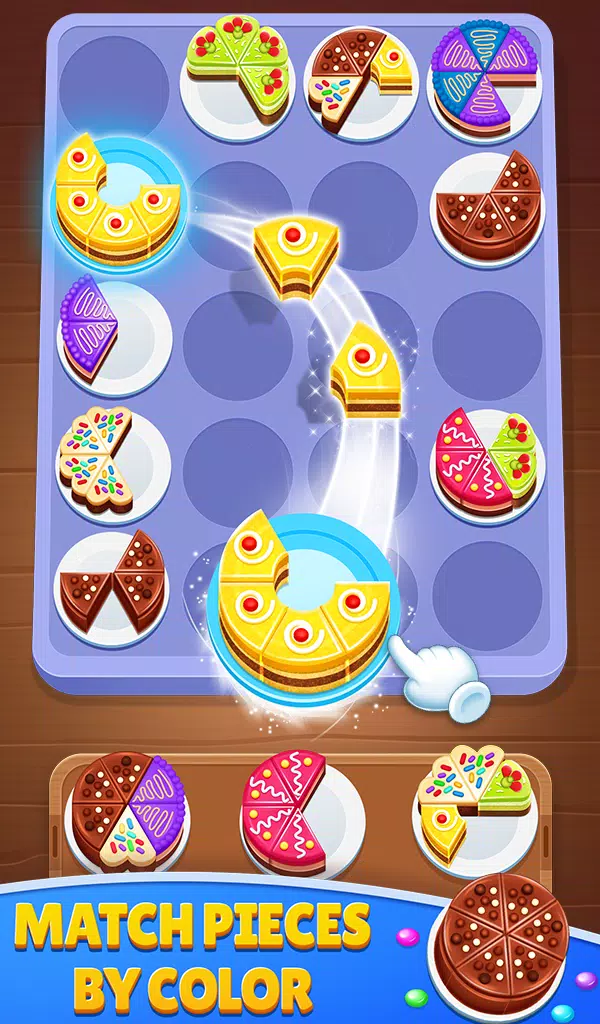 Cake Sort 3d - Match and Merge スクリーンショット 0