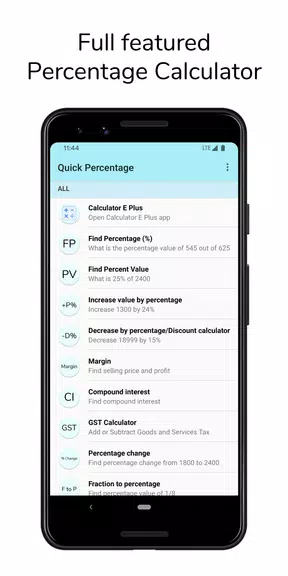 Schermata Quick Percentage Calculator 0