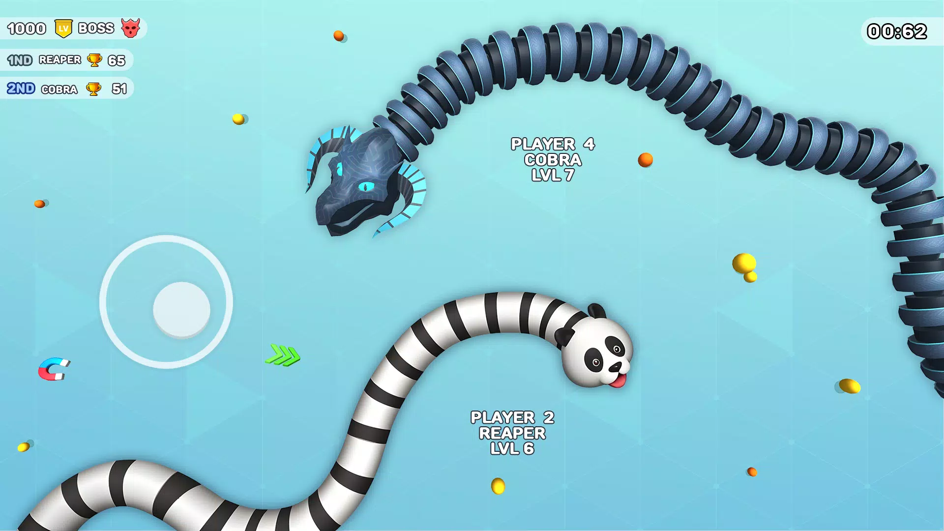 Worms Clash - Snake Games স্ক্রিনশট 2