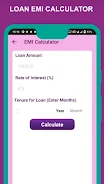 Loancash - EMI Loan Calculator ဖန်သားပြင်ဓာတ်ပုံ 1