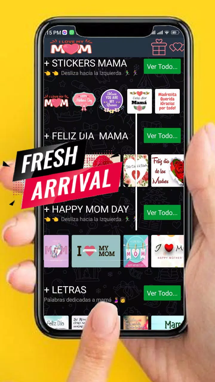 Feliz Día MAMA, Stickers mom Captura de pantalla 1