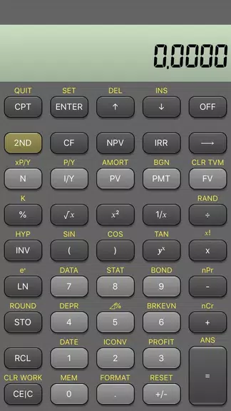 BA Financial Calculator Captura de pantalla 1
