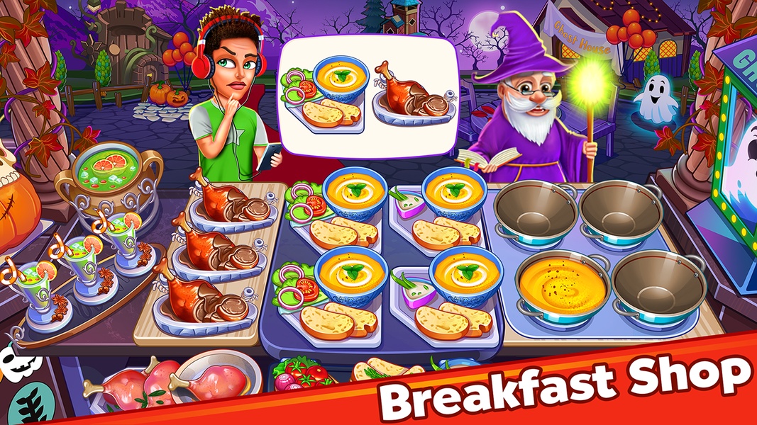 Halloween Madness Cooking Game Ảnh chụp màn hình 2