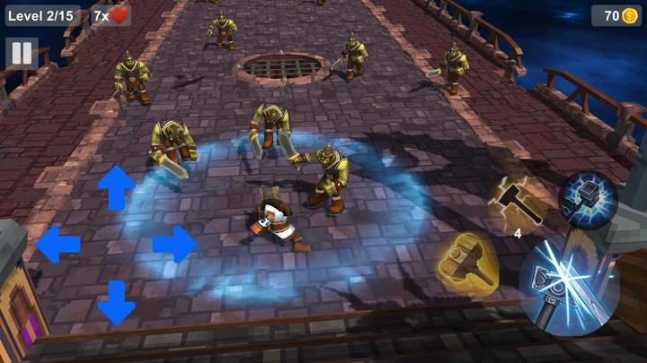 Thor Thunder Hammer: Hero Game Schermafbeelding 2