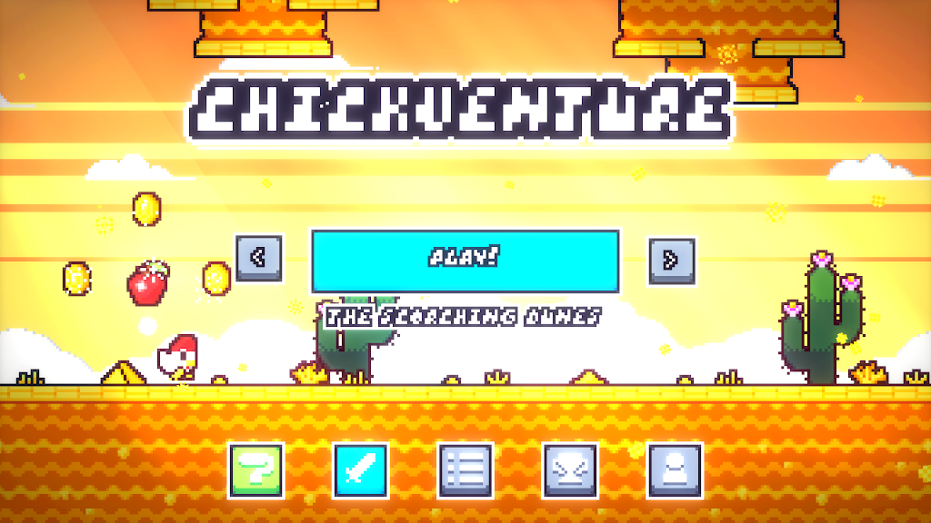 Chickventure: A Runner Game Скриншот 2