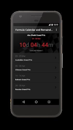 Formula 2024 Calendar應用截圖第1張