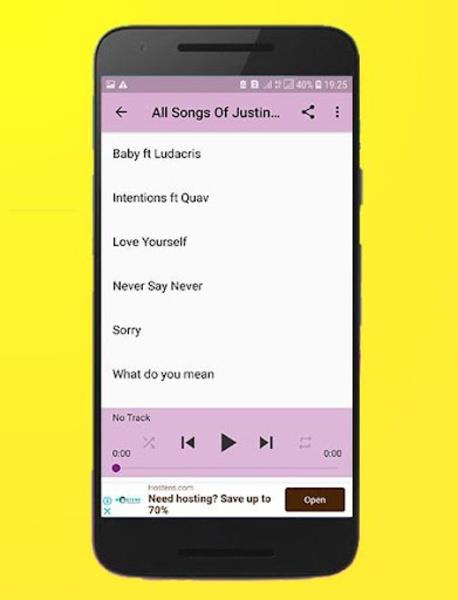 All Songs Of Justin Bieber Offline應用截圖第1張