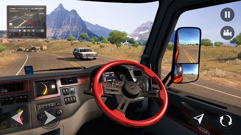 American Truck Driving Games 스크린샷 1