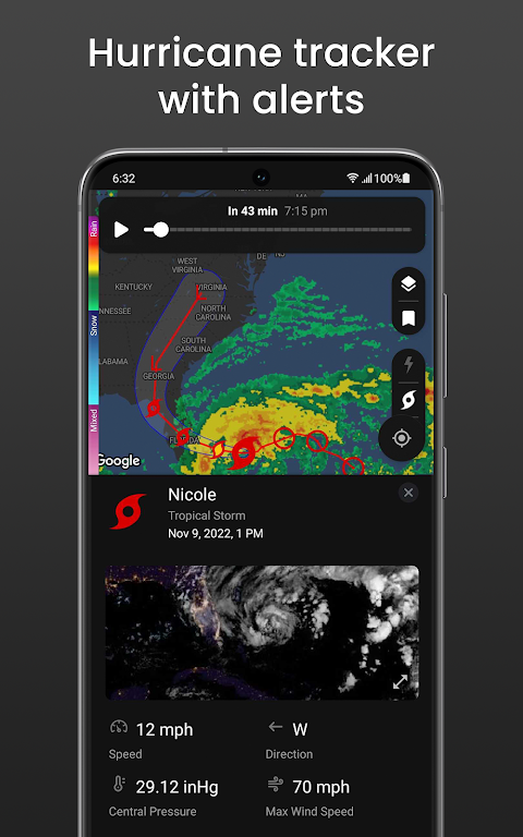 Clime: NOAA Weather Radar Live Tangkapan skrin 1