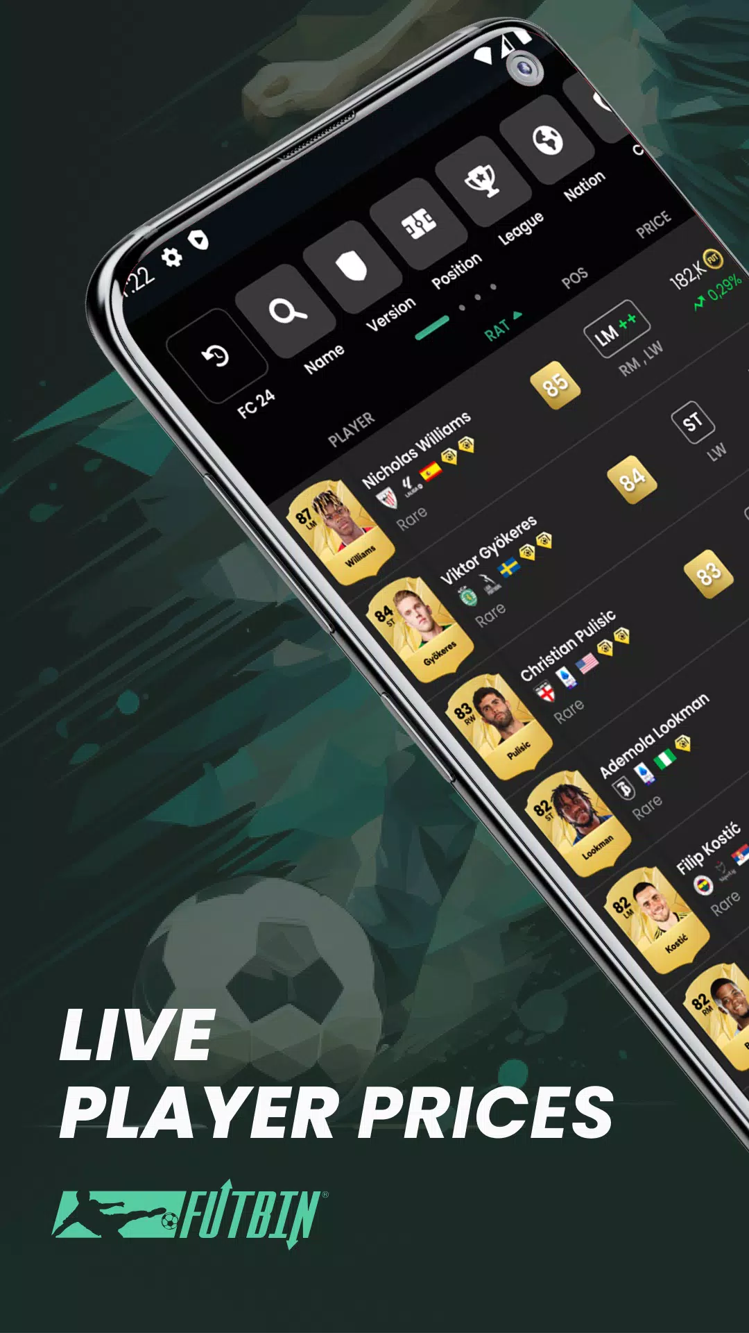 FUTBIN 24 Database & Draft スクリーンショット 0