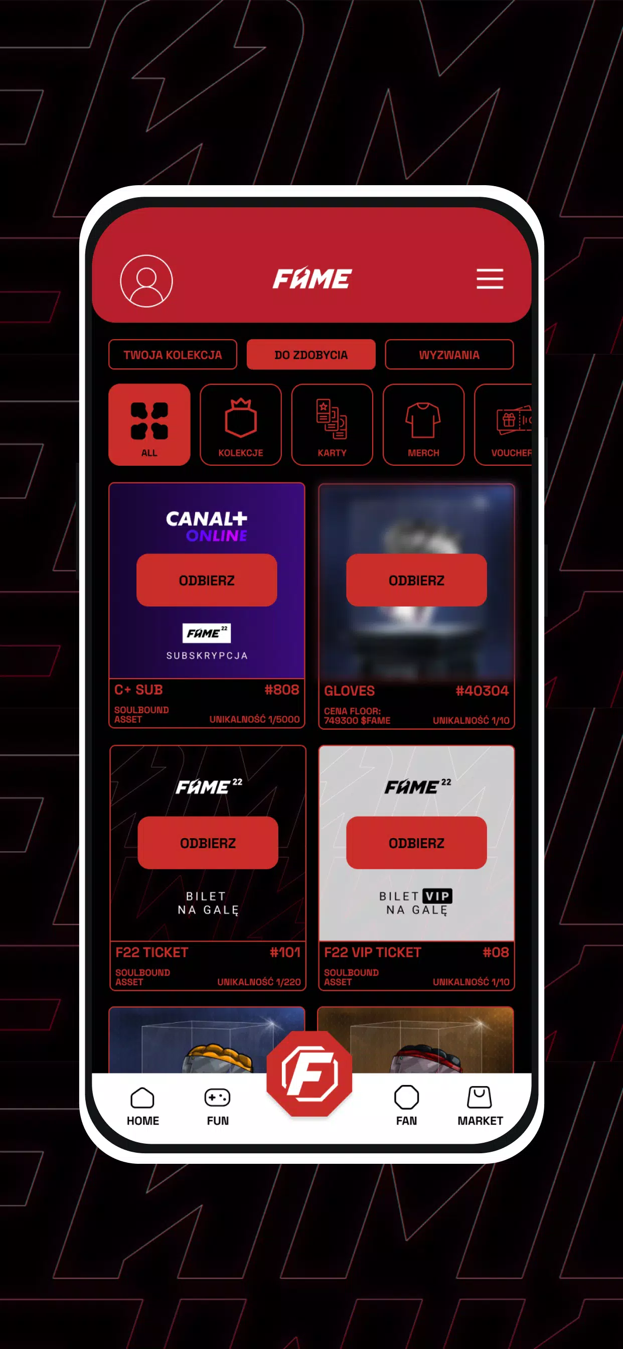 FAME MMA APP Tangkapan skrin 1