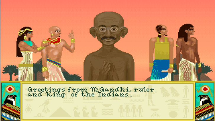 Is Gandhi ooit nucleair geworden in Civ?