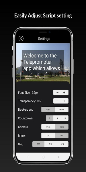 Teleprompter with Video Audio Ảnh chụp màn hình 3