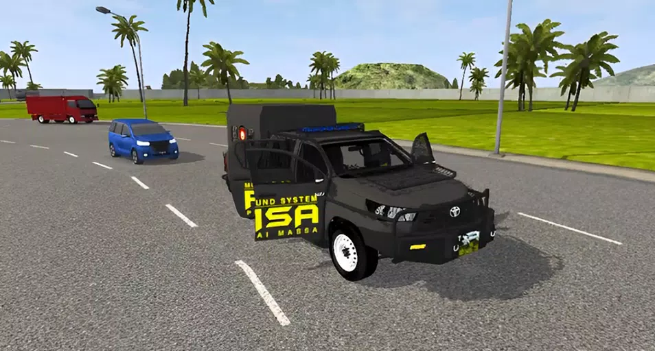 Pickup Police drive Game 3D スクリーンショット 0