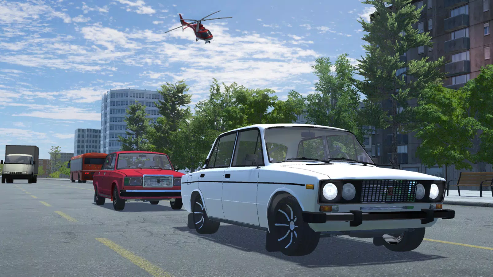 Russian Car Lada 3D Captura de tela 2