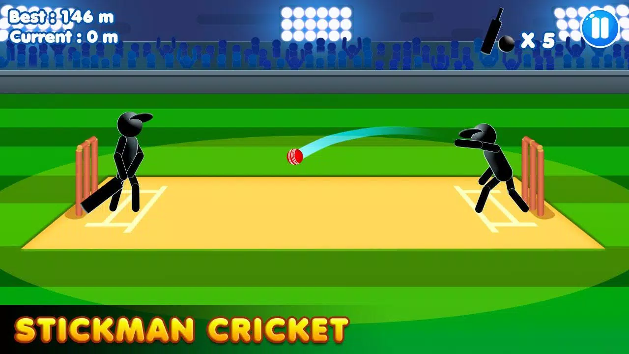 Schermata Stickman Cricket:Cricket Games 0