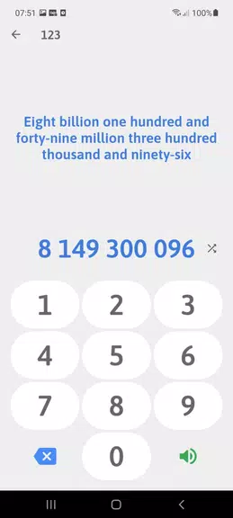 Numbers in English स्क्रीनशॉट 0