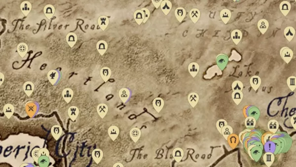Mapas de Oblivion Remastered se vuelven interactivos