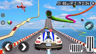 Car Games: Stunts Car Racing Schermafbeelding 1