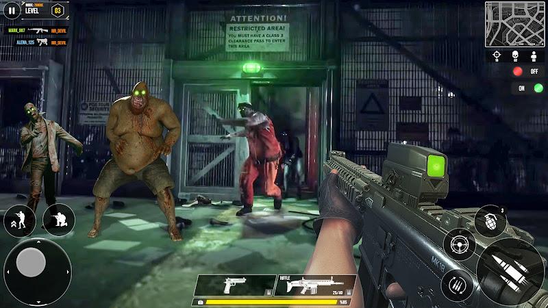 Dead Zombie Survival Shooter Captura de tela 3