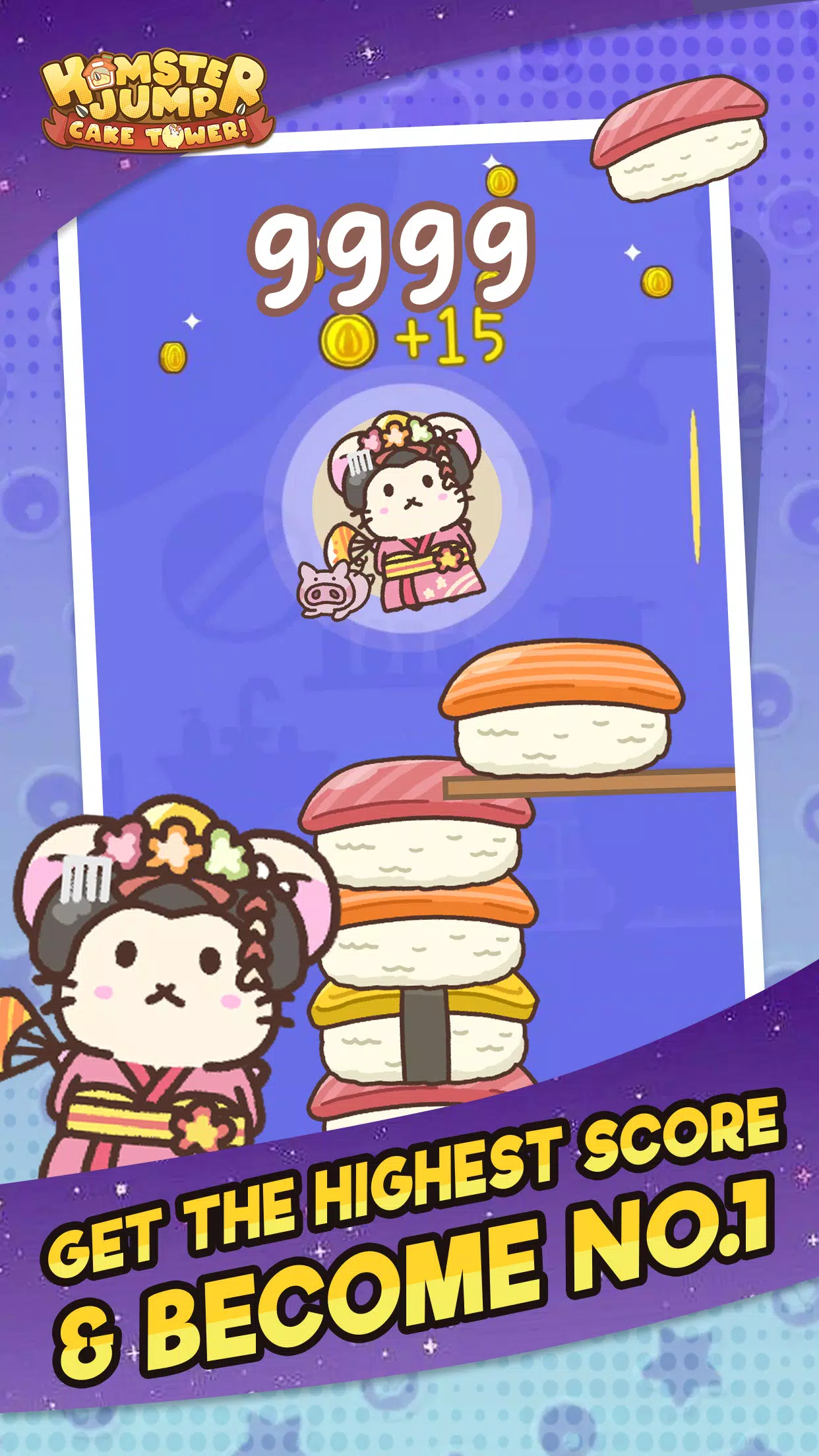 Hamster Jump: Cake Tower! Capture d'écran 1