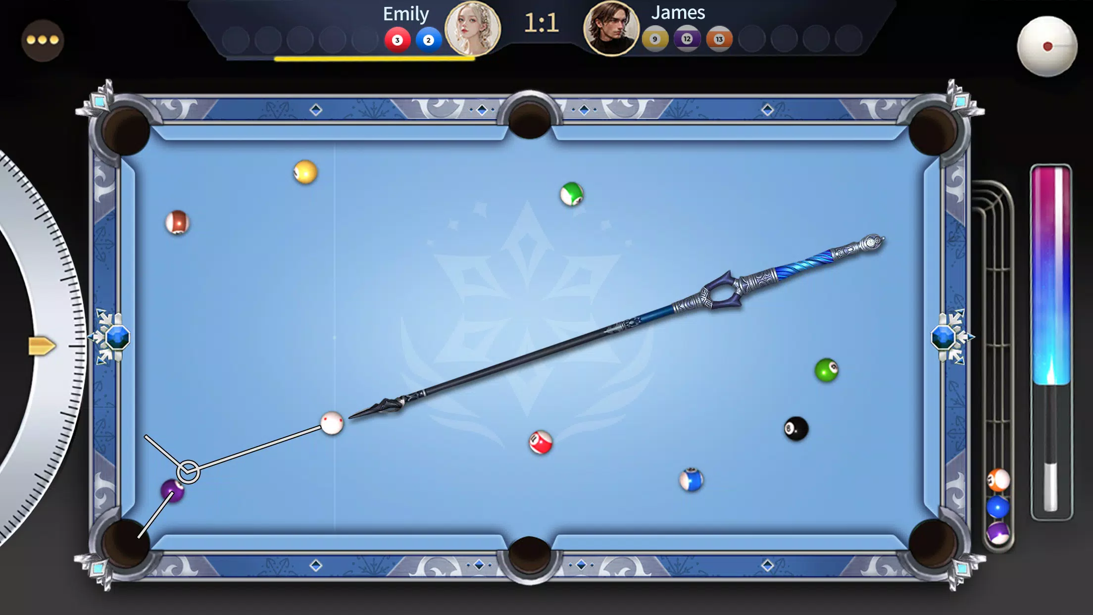 Billiards 8-Ball Pool Master 8 स्क्रीनशॉट 2