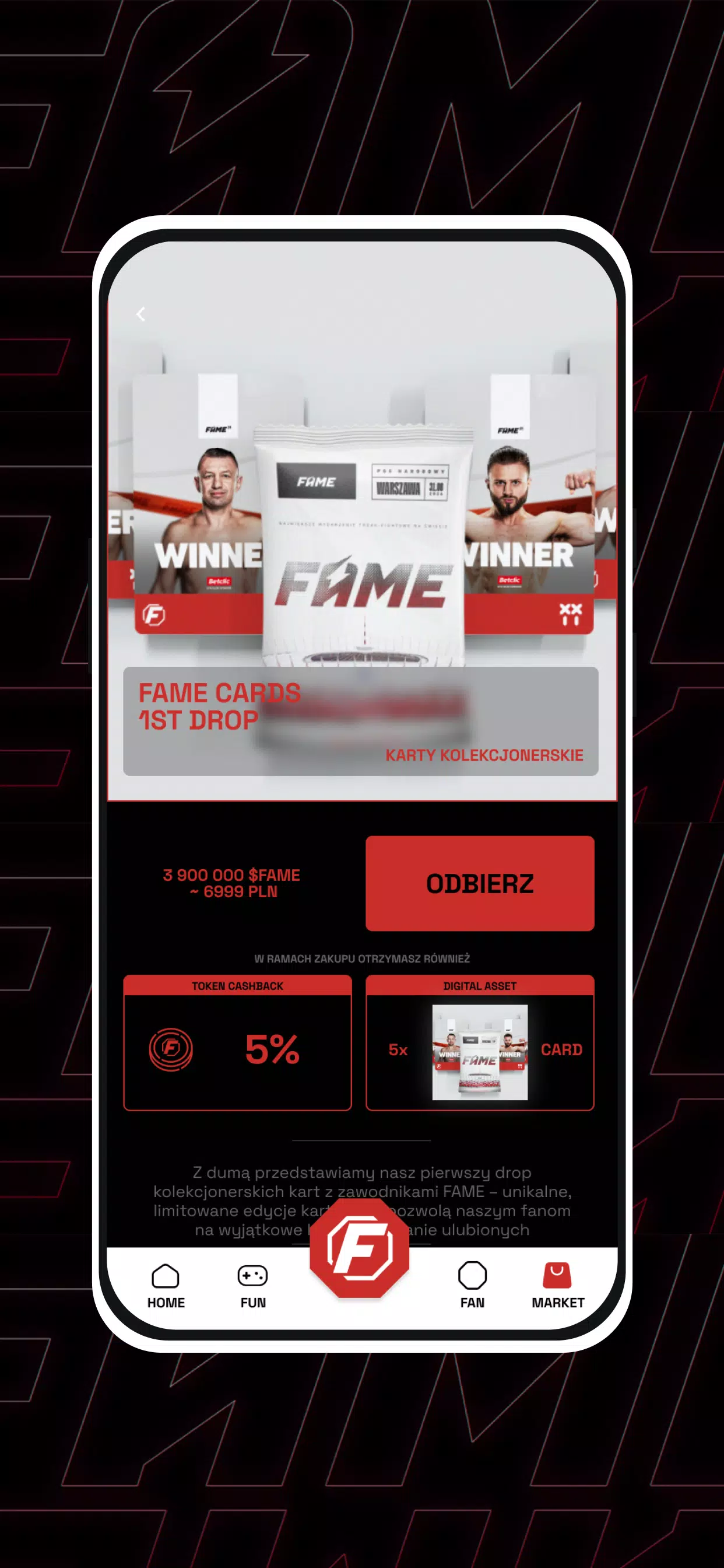 FAME MMA APP Tangkapan skrin 2