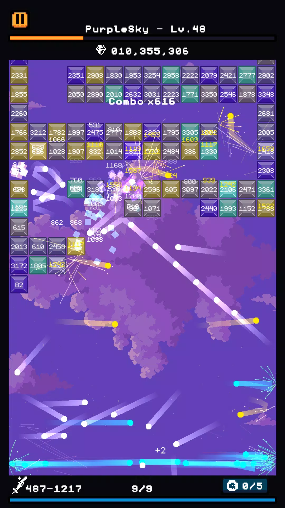 Schermata Break Brick Adventure: Skyward 1