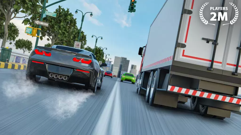 Turbo Traffic Car Racing Game স্ক্রিনশট 0