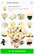 Roses Stickers for WhatsApp ဖန်သားပြင်ဓာတ်ပုံ 1