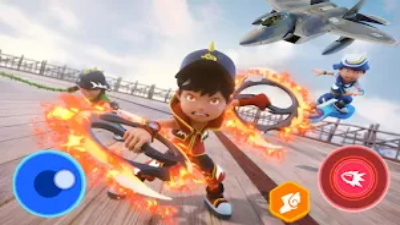 Boboiboy 2 Fighting War Game Screenshot 2