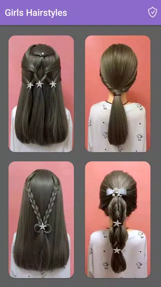 Girls Hairstyles Step By Step 스크린샷 0