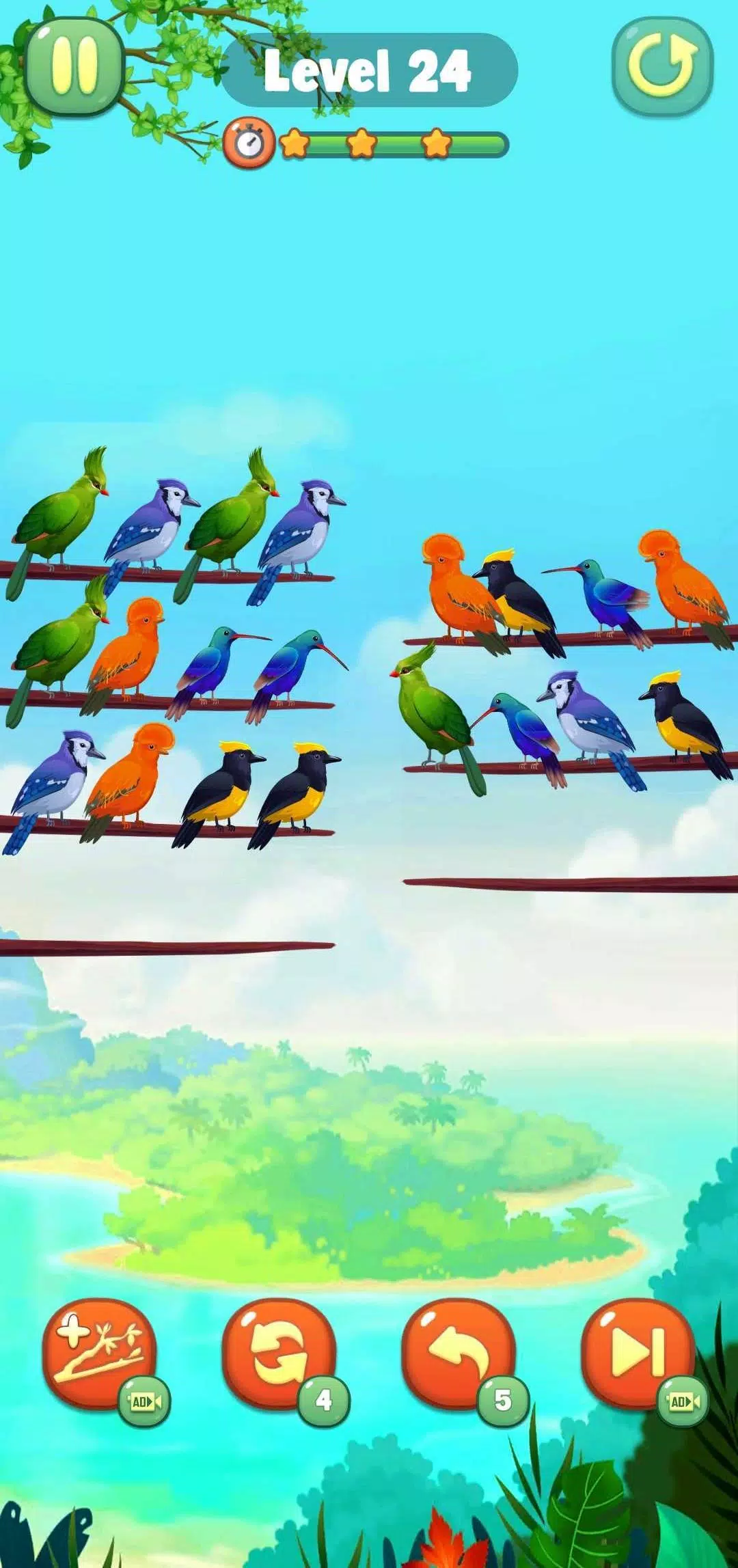 Bird Sort應用截圖第3張