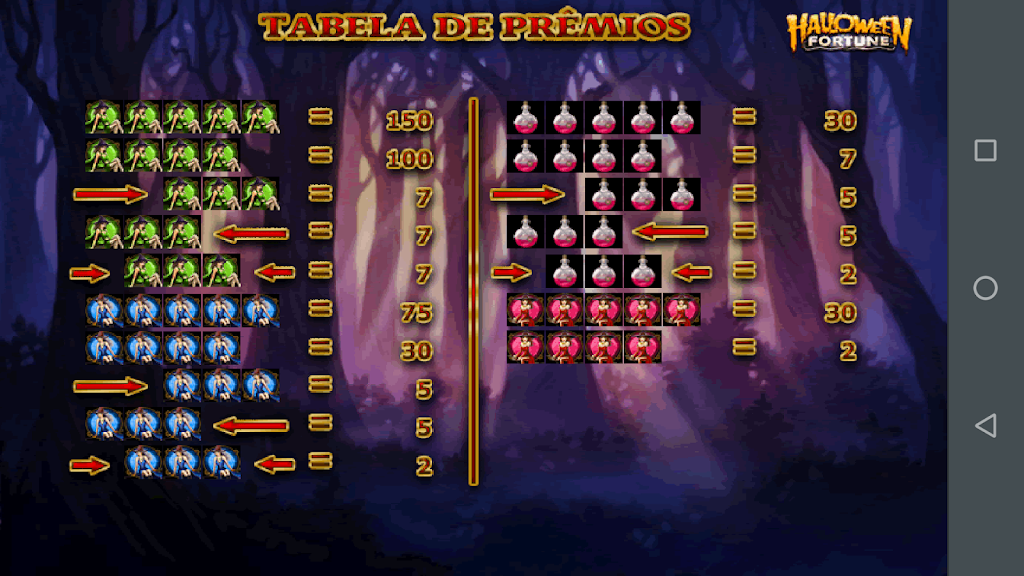 Halloween Fortune Caça Níquel應用截圖第3張