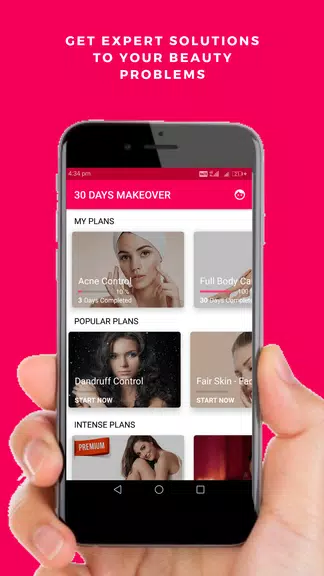30 Days Makeover - Beauty Care स्क्रीनशॉट 0