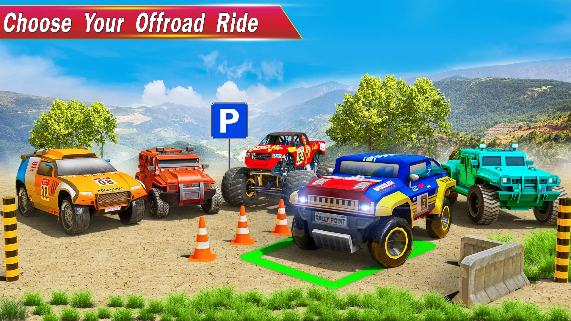 Off The Road-Hill Driving Game Captura de pantalla 3