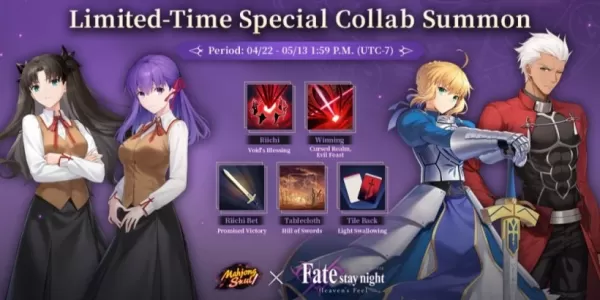 Mahjong Soul hợp tác với Fate/Stay Night [Heaven's Feel]