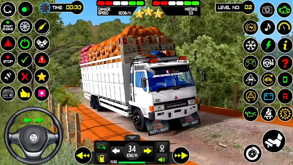 US Mud Truck Transport Game 3D Tangkapan skrin 3