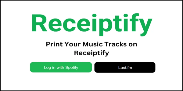 Receiptify Скриншот 0