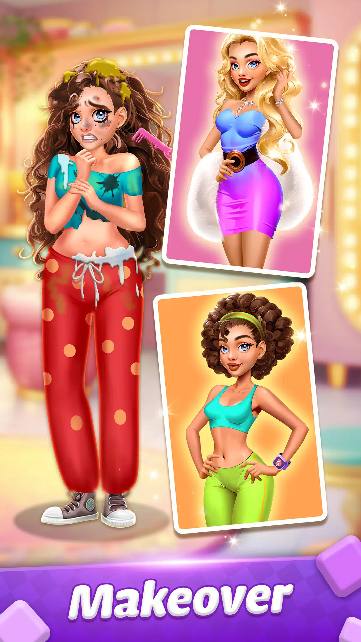 Makeover Triple Match 3D Capture d'écran 1