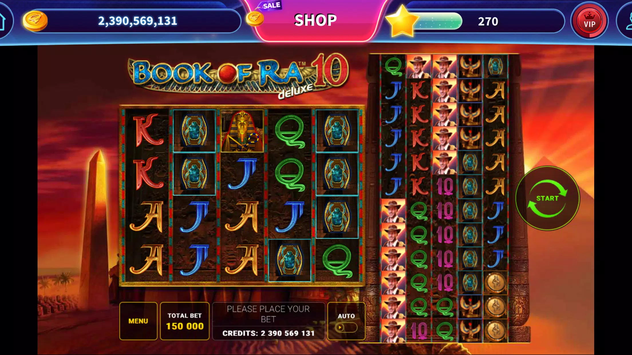 Book of Ra™ Deluxe Slot Schermafbeelding 3