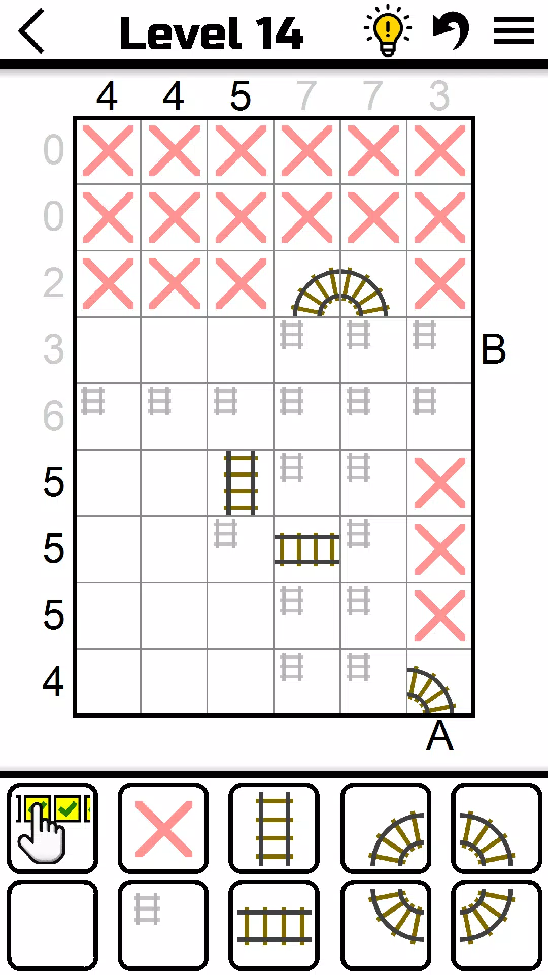 Train Tracks Puzzle Schermafbeelding 0